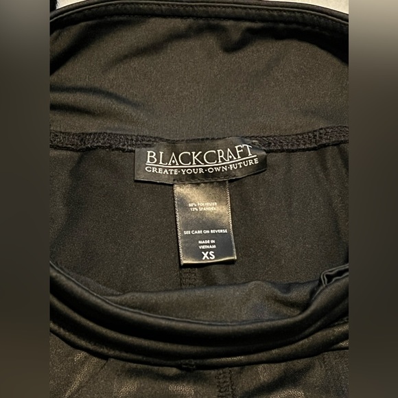 Blackcraft Cult Black Stripe Active Leggings, XS - Picture 4 of 9